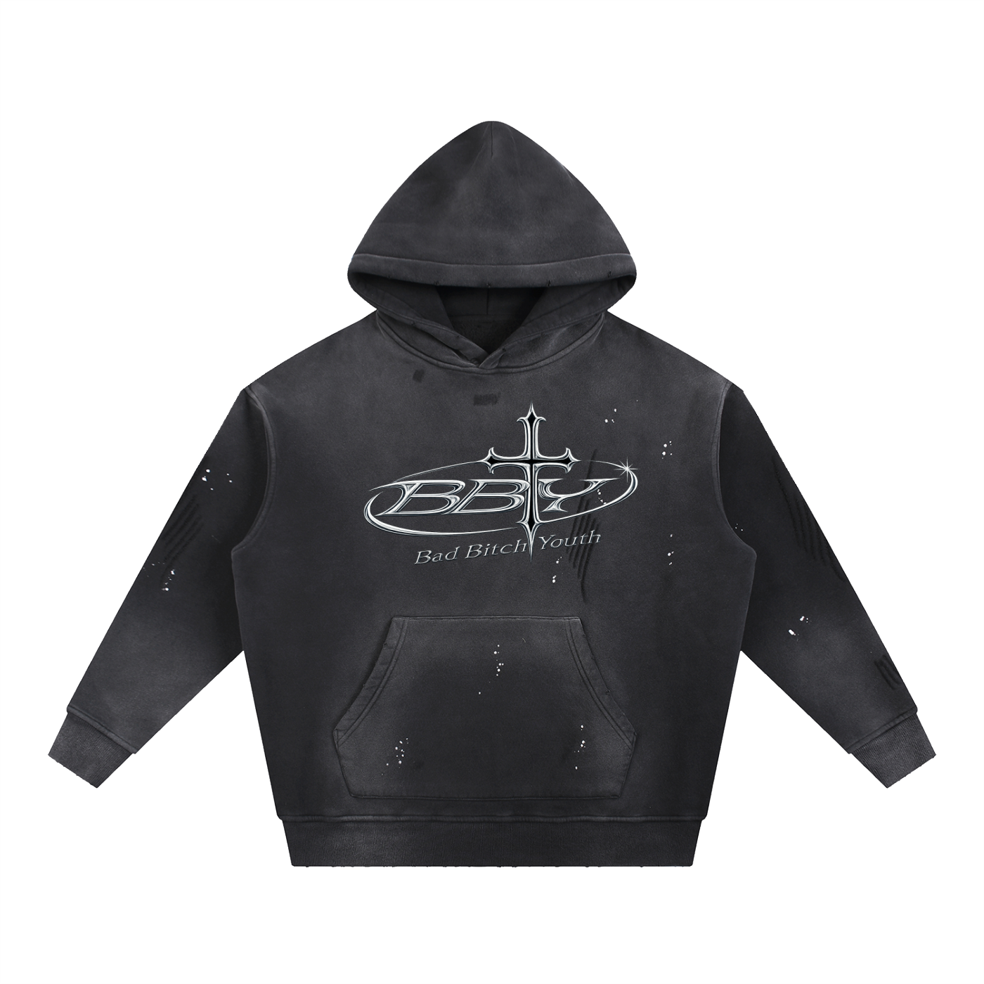 BBY Vintage Washed Fleece Hoodie